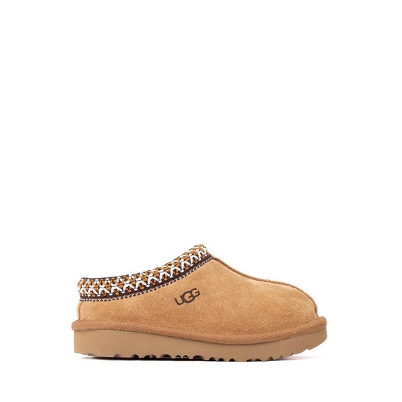 Toddlers UGG Tasman II Slippers in Chestnut Suede. 1019066T
